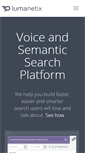 Mobile Screenshot of lumanetix.com