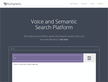 Tablet Screenshot of lumanetix.com